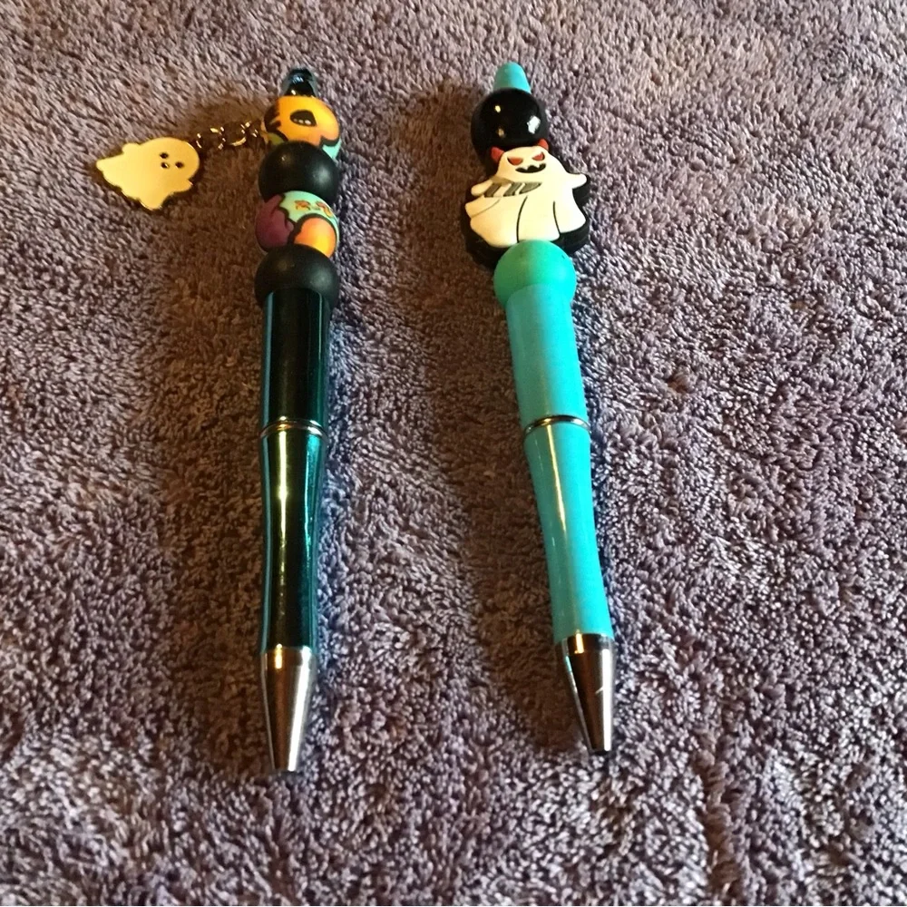 Halloween Themed Pens with Charms